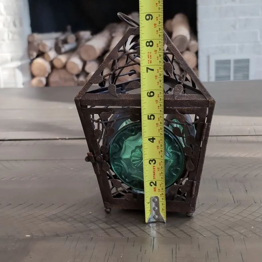 Vintage 1990’s PartyLite Retired La Rosetta Hanging Lantern - Picture 6 of 7
